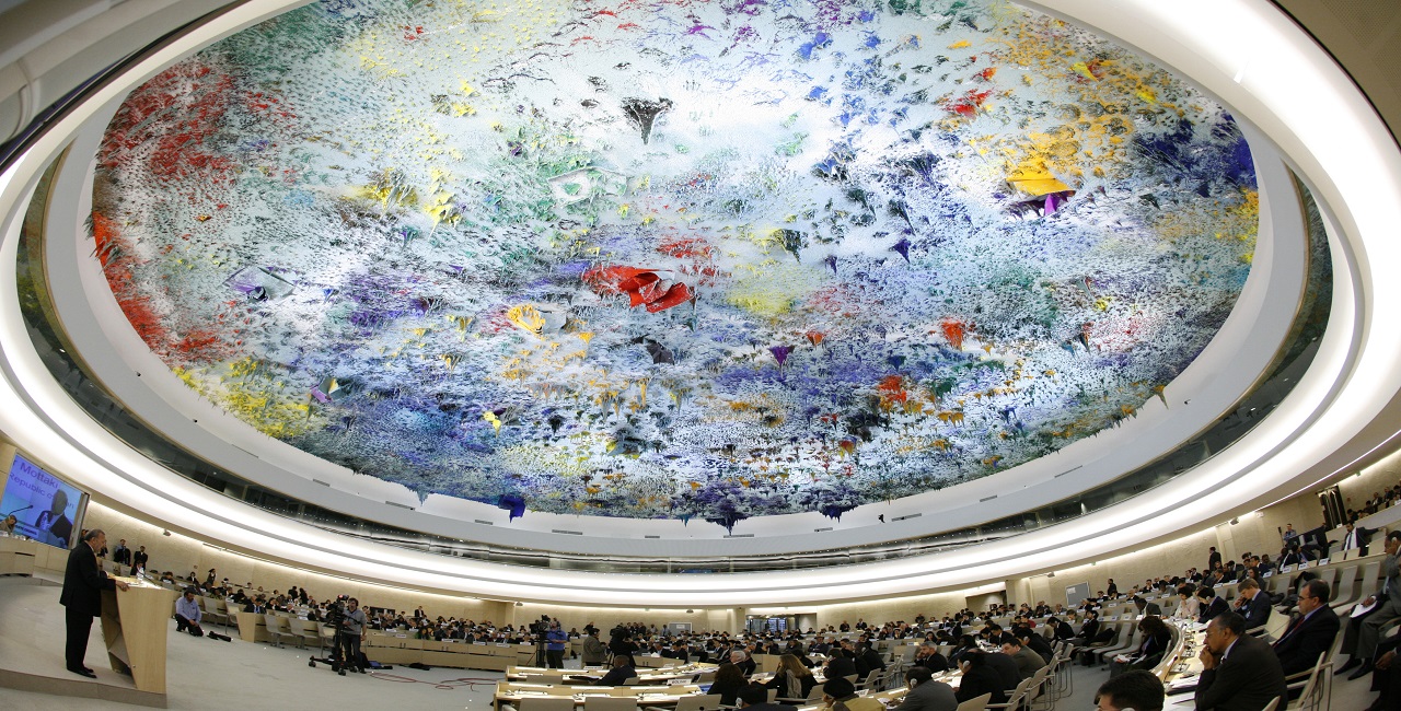 MottakiMinister of Foreign Affairs of Iran addresses the 10th session of the Human Rights Council at the UN in Geneva